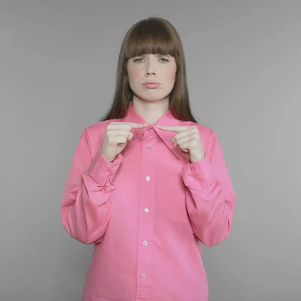 Retrato Belleza Mujer Joven — Foto de Stock