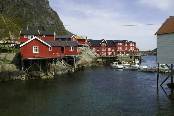 Lofoten Sobre Naturaleza Paisaje Fondo —  Fotos de Stock