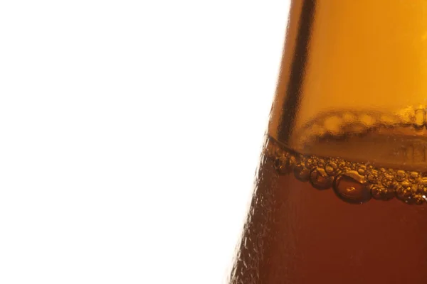 Beyaz Arkaplanda Izole Edilmiş Bira Bardağı — Stok fotoğraf