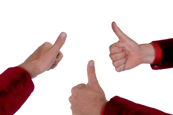 Рука Показує Великий Палець Вгору Знак — стокове фото