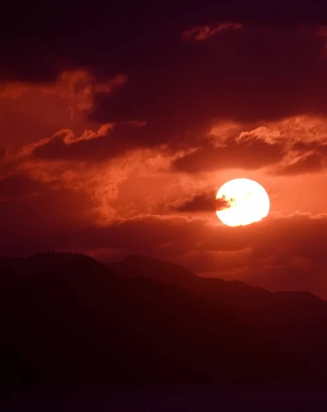 Beautiful Sunset Sky View — Stock Photo, Image