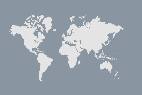 Illust Mapa Świata Mapa Planety Ziemi — Zdjęcie stockowe
