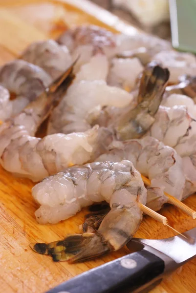 Garnelen Meeresfrüchte Gourmetküche — Stockfoto