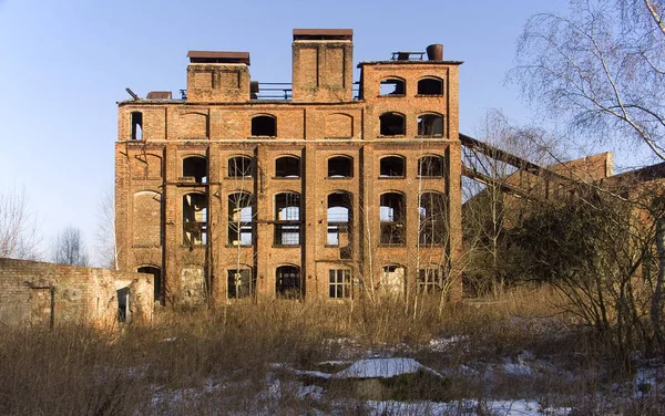 Oude Verlaten Fabriek Stad Turijn — Stockfoto