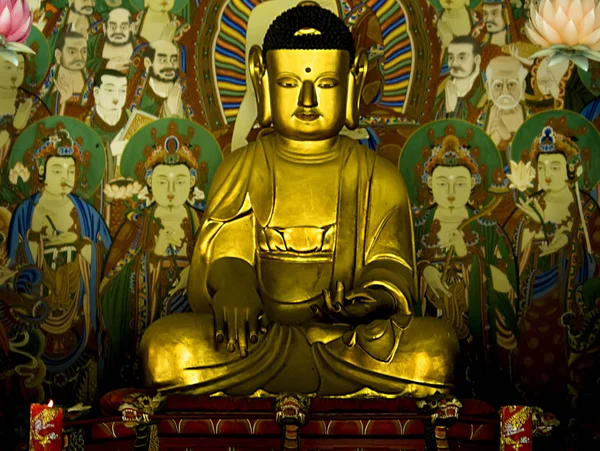 Oude God Boeddhisme Religie Gautama Boeddha — Stockfoto