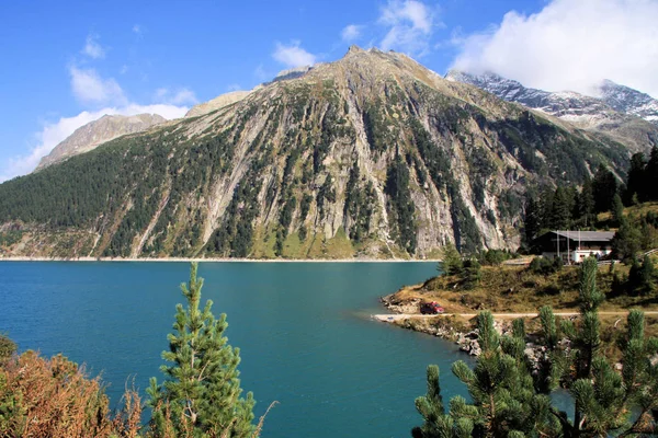 Vista Panorámica Del Hermoso Paisaje Los Alpes — Foto de Stock