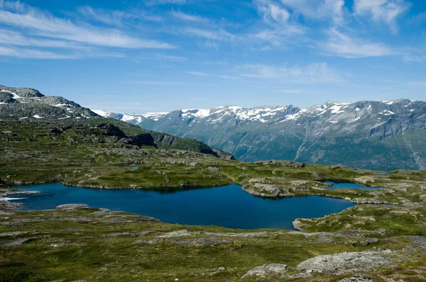 Vackra Skandinavien Norra Europa Med Starka Historiska Kulturella Och Språkliga — Stockfoto
