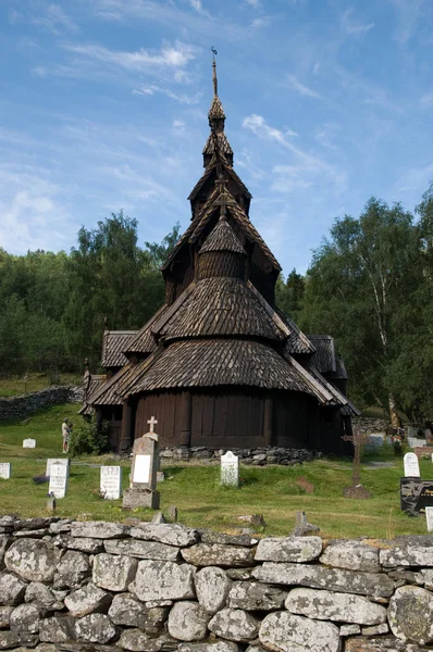 Stabkirche Borgund — Stockfoto