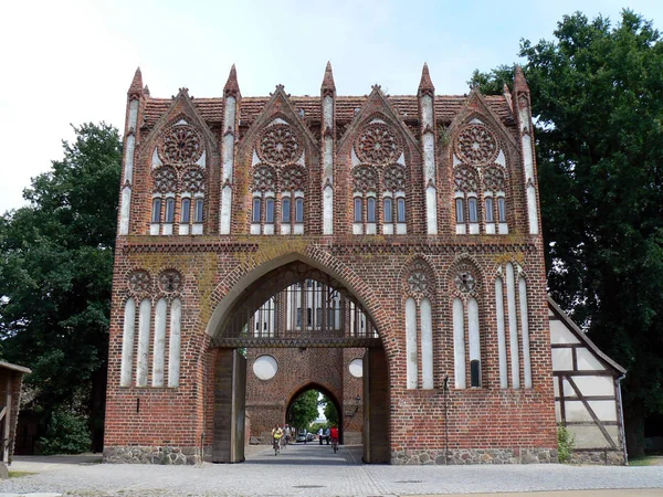 Neubrandenburg Daki Treptower Tor — Stok fotoğraf