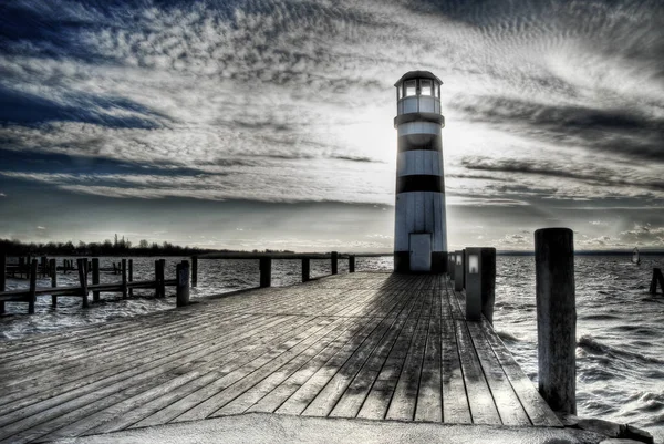 Podersdorf Jezioro Neusiedl Burgenland Australii — Zdjęcie stockowe