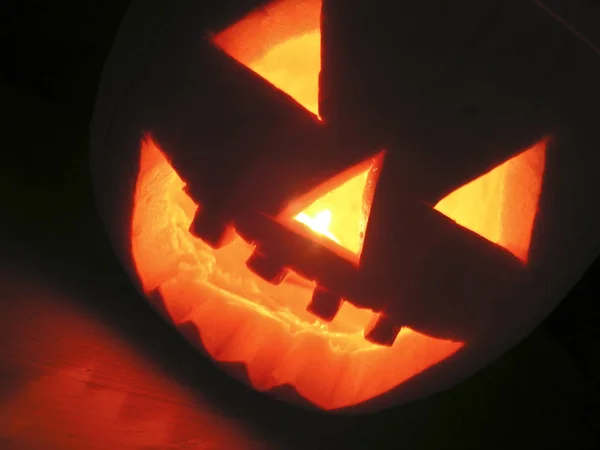 Halloween Tök Sötétben — Stock Fotó