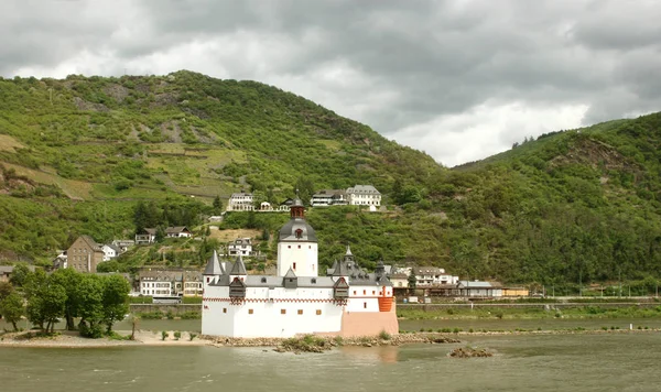 Pfalzgrafenstein Castle Rhine Dekat Kaub — Stok Foto