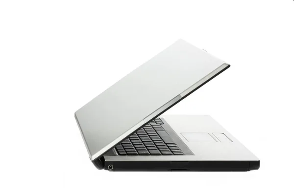 Notebook Computer Witte Achtergrond — Stockfoto