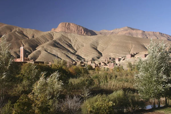 Paisaje Valle Datos Morocco —  Fotos de Stock