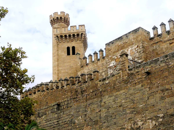 Πύργος Του Palacio Almudaina — Φωτογραφία Αρχείου