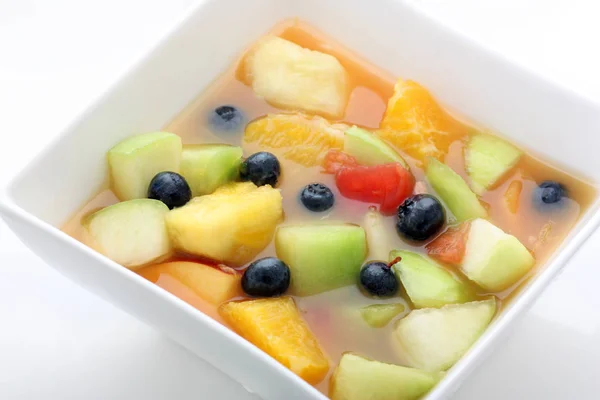 Nahaufnahme Von Leckeren Frischen Salat — Stockfoto