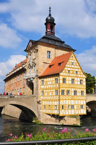 Vieux Pont Hôtel Ville Bamberg Bavaria — Photo