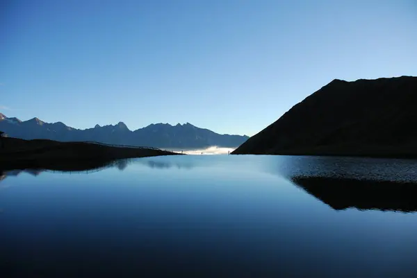 Vue Panoramique Sur Paysage Alpin Majestueux — Photo