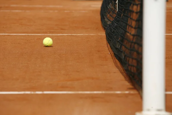 Tennis Grön Boll Sport Spel — Stockfoto