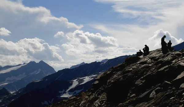 Vista Panorâmica Paisagem Majestosa Dos Alpes — Fotografia de Stock