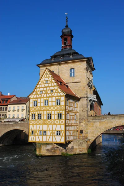 Ponte Pousada Bamberg Bayern — Fotografia de Stock