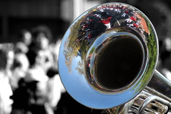 Primer Plano Saxofón — Foto de Stock