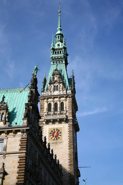 Hamburgo Uma Grande Cidade Portuária Norte Alemanha — Fotografia de Stock