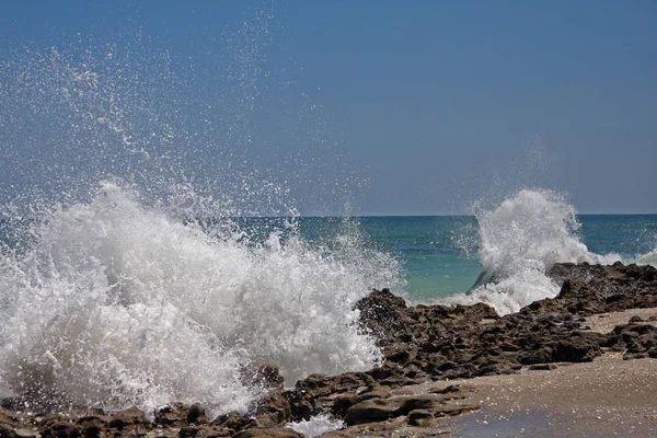 Olas Mar Playa —  Fotos de Stock