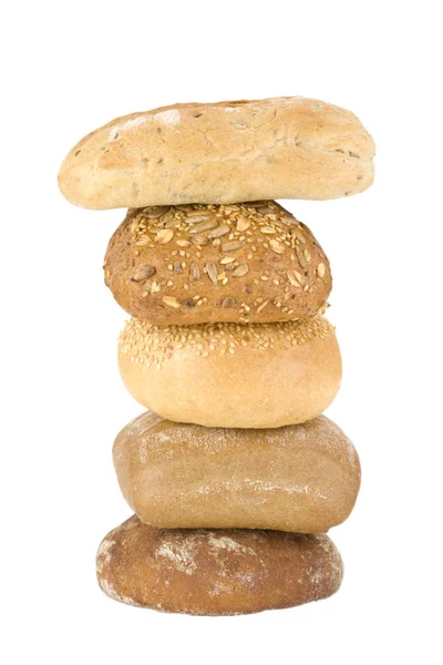 Sortiment Gebackenen Brötchen — Stockfoto