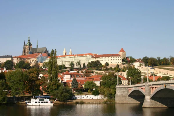 Widok Praga Czechy — Zdjęcie stockowe