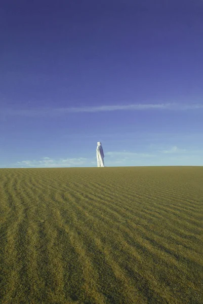 มมองของท าวสาล ในทะเลทราย — ภาพถ่ายสต็อก