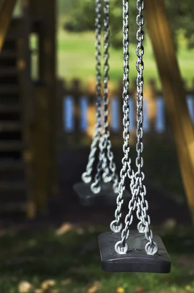 Ainda Balançar Detalhes Parque Infantil — Fotografia de Stock