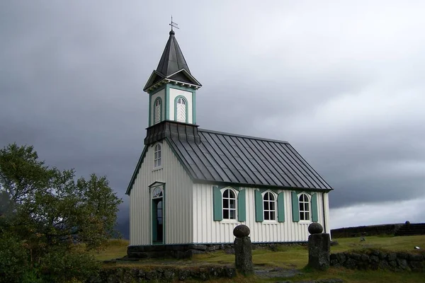 Vue Panoramique Vieille Église — Photo