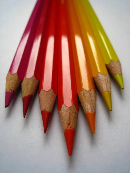 Crayons Crayons Outils Art Dessin — Photo