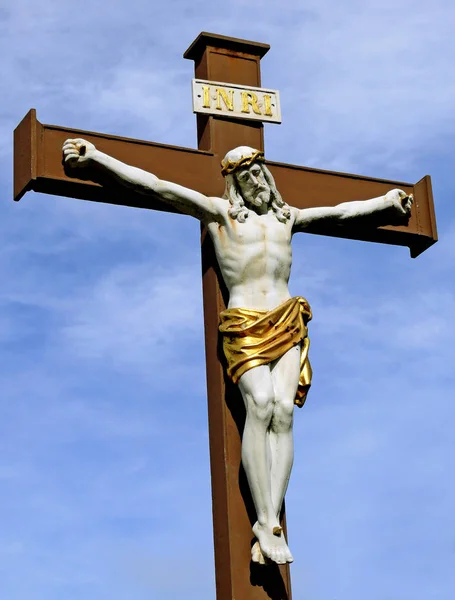 Iesus Nazarenus Rex Iudaeorum Jesus Von Nazaret Degli Ebrei — Foto Stock