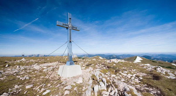 Uitzicht Alpen Hoogste Meest Uitgestrekte Bergen — Stockfoto