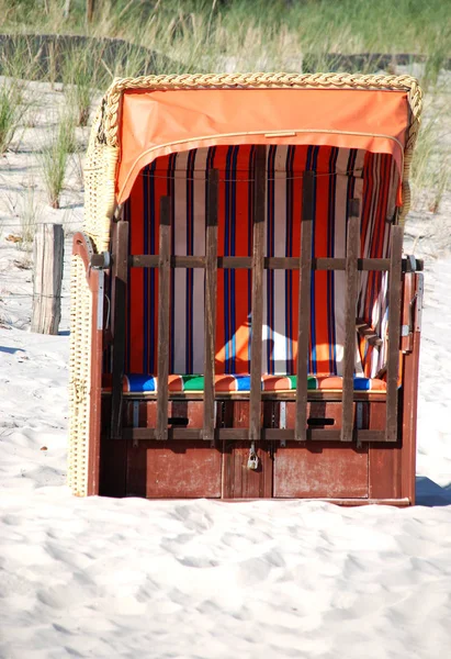 Sedia Spiaggia Schleswig Holstein — Foto Stock