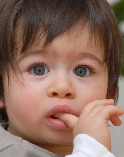 Vista Panorámica Del Niño Pequeño Lindo —  Fotos de Stock