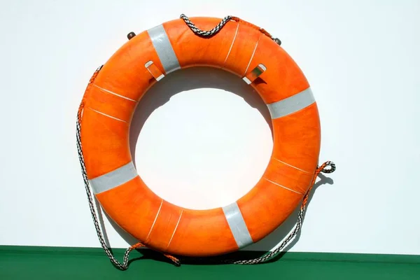 Swimming Lifebelt Marine Safe Object — Stock Photo, Image