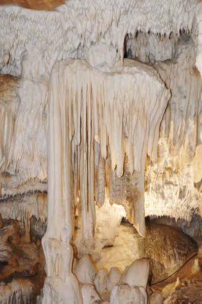 Rajkos Grotte Çok Önemli Bir Dalgalanık Jeomorfik Turistik Ender Bulunan — Stok fotoğraf