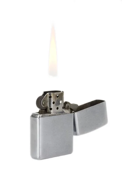 Briquet Isolé Sur Fond Blanc — Photo