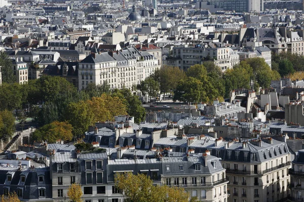 Παρίσι Πρωτεύουσα Της Γαλλίας Είναι Μια Μεγάλη Ευρωπαϊκή Πόλη — Φωτογραφία Αρχείου