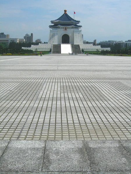 Αναμνηστική Αίθουσα Kai Shek Στο Taipei — Φωτογραφία Αρχείου