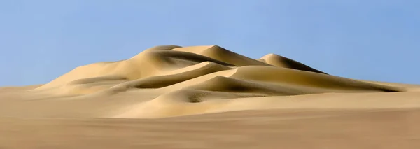 沙丘景观 有选择的焦点 — 图库照片