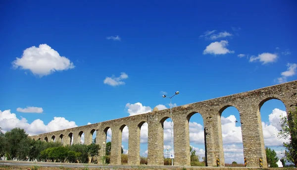 Ancient Roman Aqueduct Evora — Stock Photo, Image