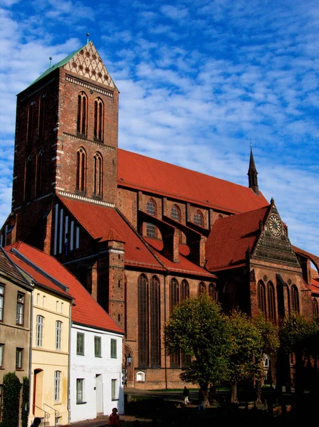 Wismar Rathaus — Stockfoto