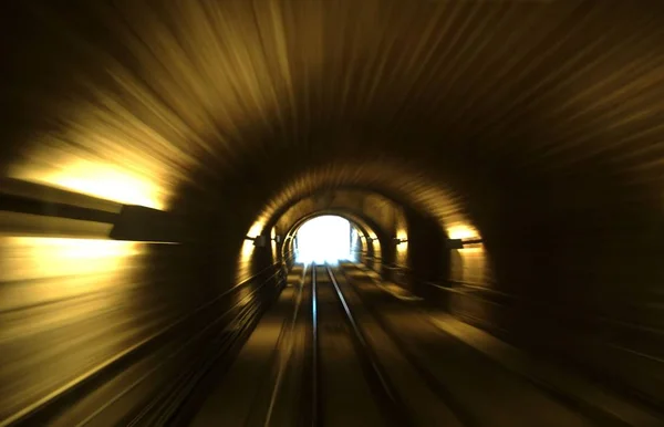 Tunnelbelysning Staden — Stockfoto