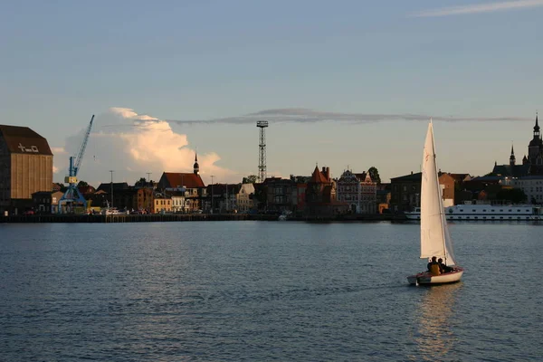 Stralsund Est Une Ville Hanséatique Sur Côte Baltique Allemande — Photo