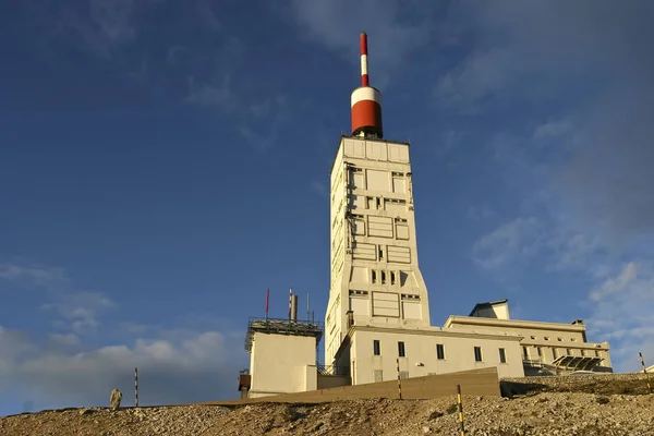 Torre Delle Telecomunicazioni Cima Mont Ventoux — Foto Stock