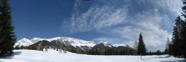 Panorama Invernale Del Tirolo — Foto Stock